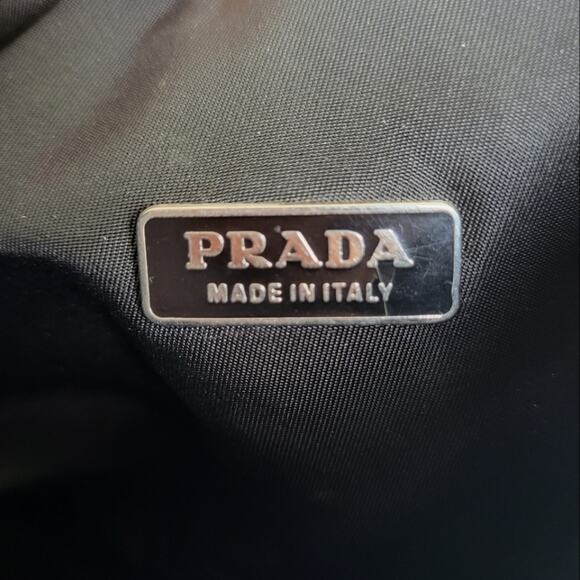 Prada Vintage Mini Black Nylon Original Hobo Bag - Picture 6 of 15